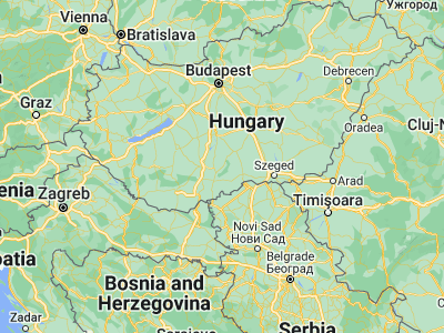 Map showing location of Hajós (46.39861, 19.12056)