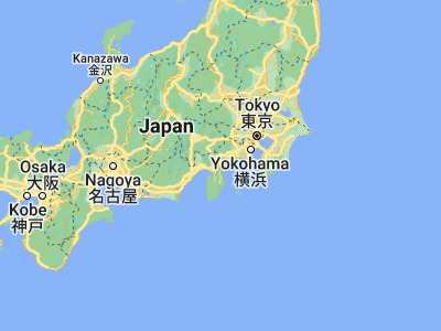 Map showing location of Hakone (35.18333, 139.03333)