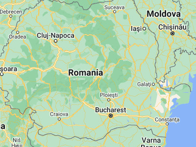 Map showing location of Hălchiu (45.76667, 25.55)