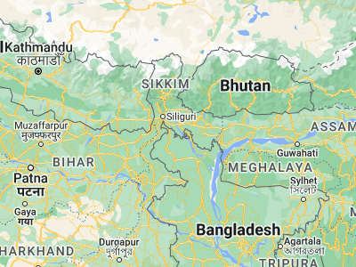 Map showing location of Haldībāri (26.33887, 88.7822)