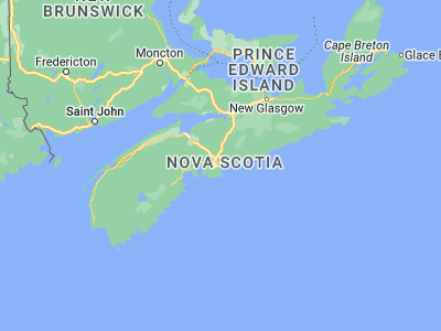 Map showing location of Halifax (44.64533, -63.57239)