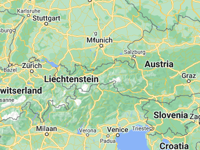 Map showing location of Hall in Tirol (47.28333, 11.51667)