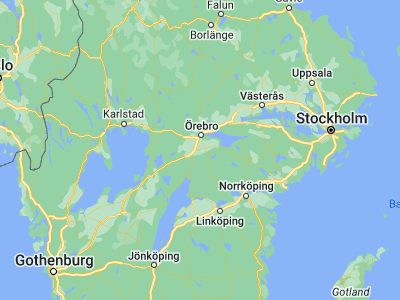 Map showing location of Hällabrottet (59.11667, 15.2)
