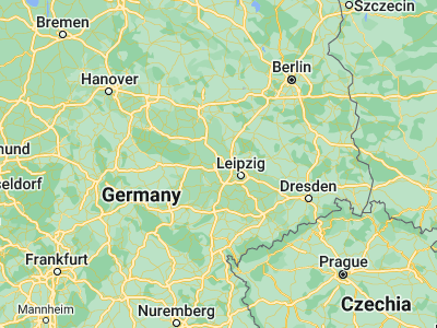 Map showing location of Halle Neustadt (51.47924, 11.91605)