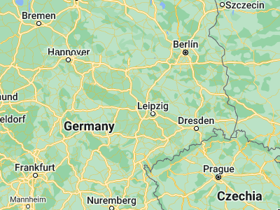 Map showing location of Halle (Saale) (51.5, 12)