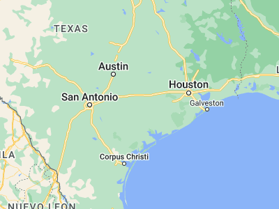 Map showing location of Hallettsville (29.44385, -96.94109)