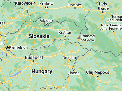 Map showing location of Halmaj (48.25, 21)