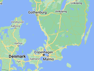 Map showing location of Halmstad (56.67446, 12.85676)