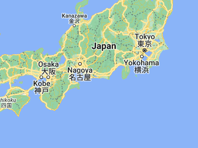 Map showing location of Hamakita (34.8, 137.78333)