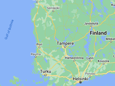 Map showing location of Hämeenkyrö (61.63913, 23.19531)