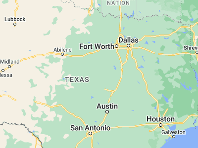 Map showing location of Hamilton (31.70377, -98.12392)