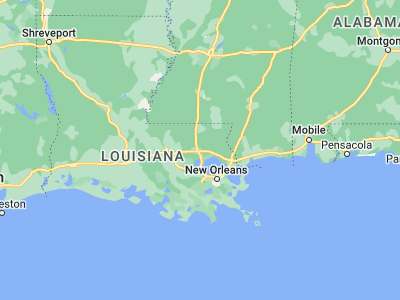 Map showing location of Hammond (30.50436, -90.4612)