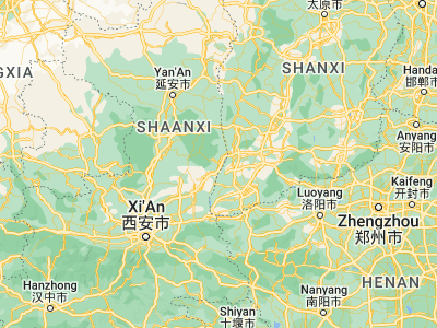 Map showing location of Hancheng (35.46028, 110.42917)