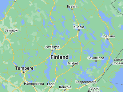 Map showing location of Hankasalmi (62.38333, 26.43333)