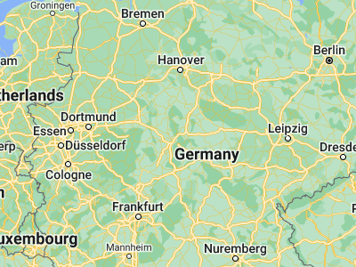 Map showing location of Hannoversch Münden (51.41505, 9.65046)