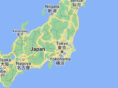 Map showing location of Hanyū (36.16667, 139.53333)