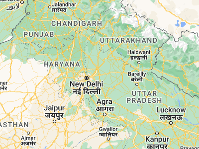 Map showing location of Hāpur (28.73041, 77.78141)