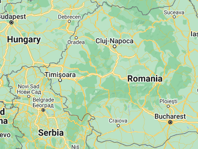 Map showing location of Hărău (45.9, 22.95)