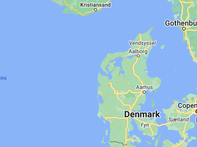 Map showing location of Harboøre (56.61752, 8.18069)