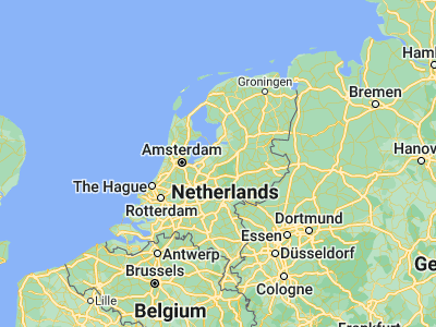 Map showing location of Harderwijk (52.34167, 5.62083)