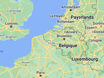 Map showing location of Harelbeke (50.85343, 3.30935)