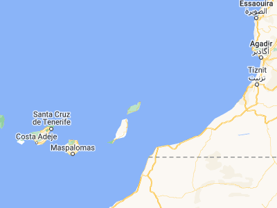 Map showing location of Haría (29.14553, -13.49986)