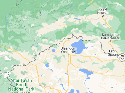 Map showing location of Harmod (50.3413, 91.60641)