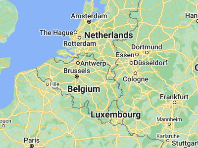 Map showing location of Hasselt (50.93106, 5.33781)