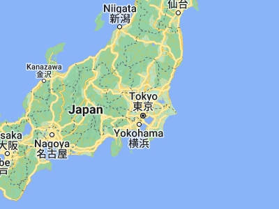 Map showing location of Hasuda (35.97556, 139.65083)