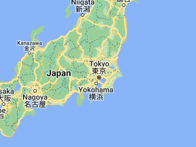 Map showing location of Hatogaya (35.83417, 139.73639)