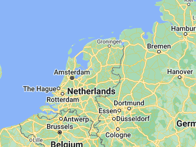 Map showing location of Hattem (52.475, 6.06389)