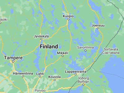 Map showing location of Haukivuori (62.01667, 27.21667)