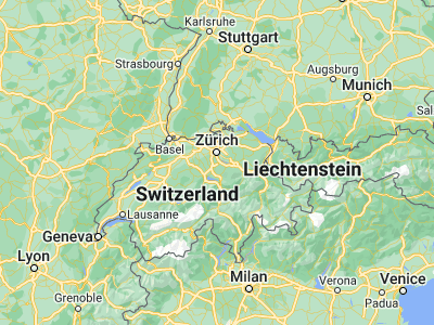 Map showing location of Hausen am Albis / Hausen (Dorf) (47.24496, 8.53299)