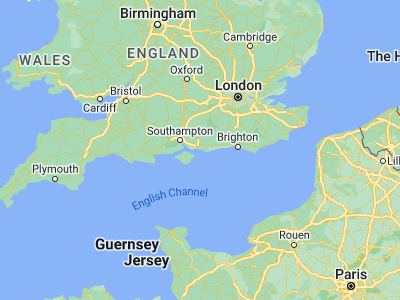 Map showing location of Hayling Island (50.7838, -0.96869)