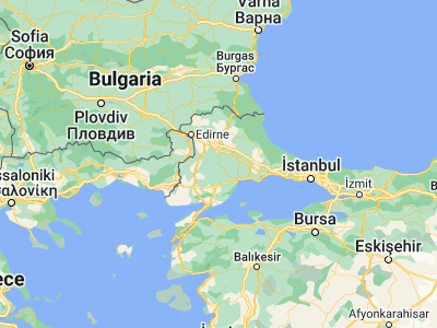 Map showing location of Hayrabolu (41.21311, 27.10688)