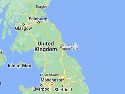 Map showing location of Hebburn (54.97302, -1.51546)