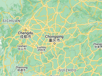Map showing location of Hechuan (29.99472, 106.25722)