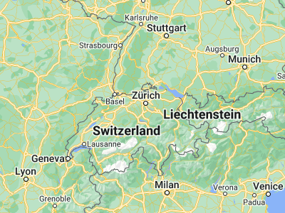 Map showing location of Hedingen (47.29794, 8.44833)