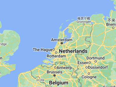 Map showing location of Heemstede (52.34992, 4.62301)