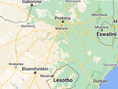 Map showing location of Heilbron (-27.28115, 27.9709)