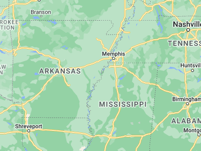 Map showing location of Helena (34.52955, -90.59177)
