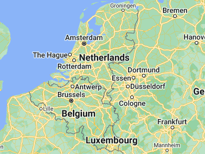 Map showing location of Helmond (51.48167, 5.66111)