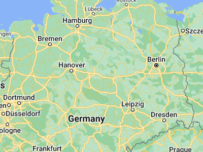 Map showing location of Helmstedt (52.2279, 11.00985)