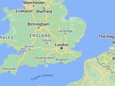 Map showing location of Hemel Hempstead (51.75369, -0.47517)
