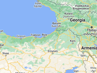Map showing location of Hemşin (41.05019, 40.89358)