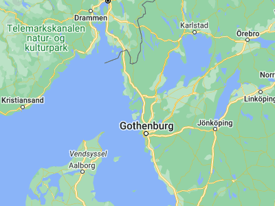 Map showing location of Henån (58.23848, 11.67598)