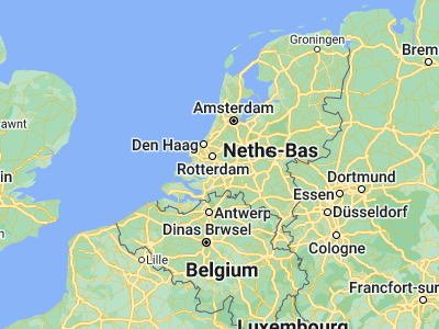 Map showing location of Hendrik-Ido-Ambacht (51.84417, 4.63889)