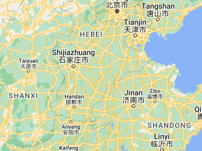 Map showing location of Hengshui (37.73222, 115.70111)