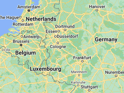 Map showing location of Hennef (50.77555, 7.28308)