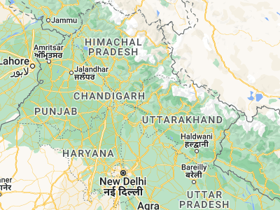 Map showing location of Herbertpur (30.43909, 77.73461)